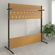 Вішалка гардеробна двостороння 1800/2000х800х1800h Вішалка гардеробна двостороння 1800/2000х800х1800h