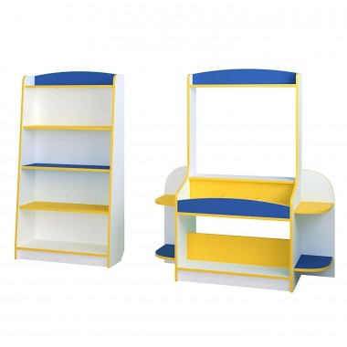 Ігрова стінка для дитячого садка Крамничка