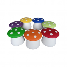 Комплект дитячих пуфів Грибочки