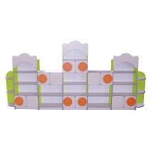Стінка для іграшок з 7-ми елементів (3600*300*1700h мм) 