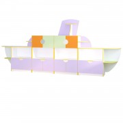 Стенка для детского сада КОРАБЛИК (4200*400*1800h) Стенка для детского сада КОРАБЛИК (4200*400*1800h)