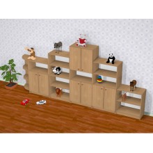 Дитяча стінка для іграшок Стандарт (3300*320*1500h)