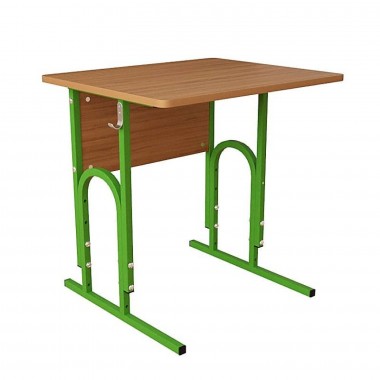 Одноместная парта регулируемая по высоте П-образная